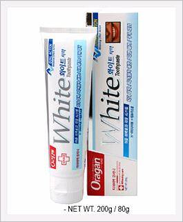 Oragan White Toothpaste Made in Korea